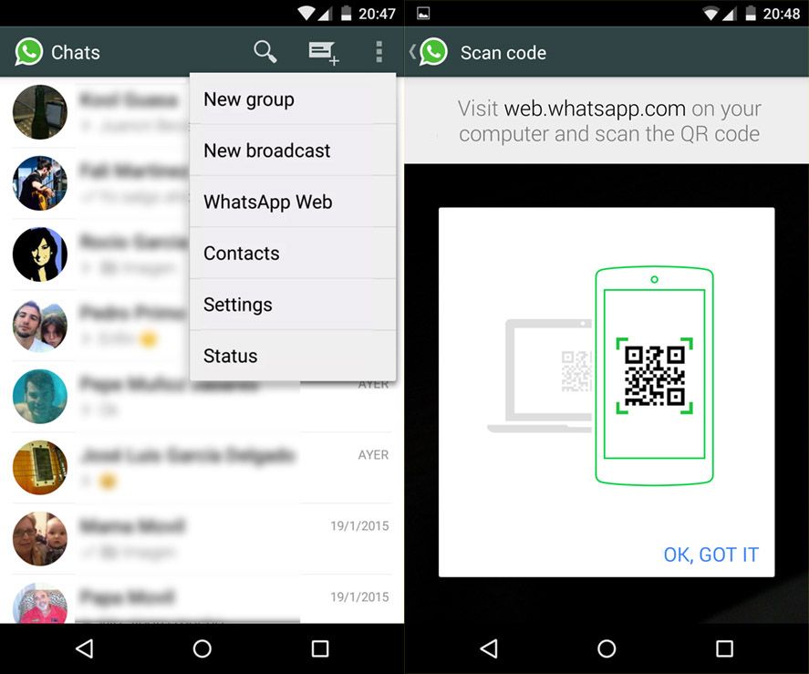 snowman Hearty Rotten Web version of WhatsApp now available