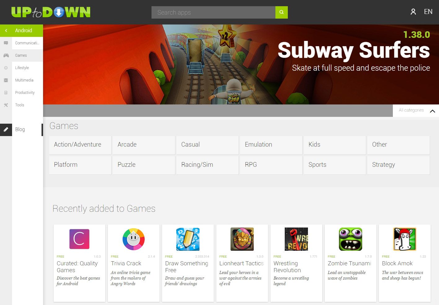 Google Play Store, Software