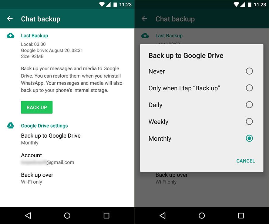 how to download whatsapp backup file from google drive