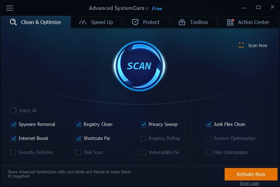 advanced systemcare software