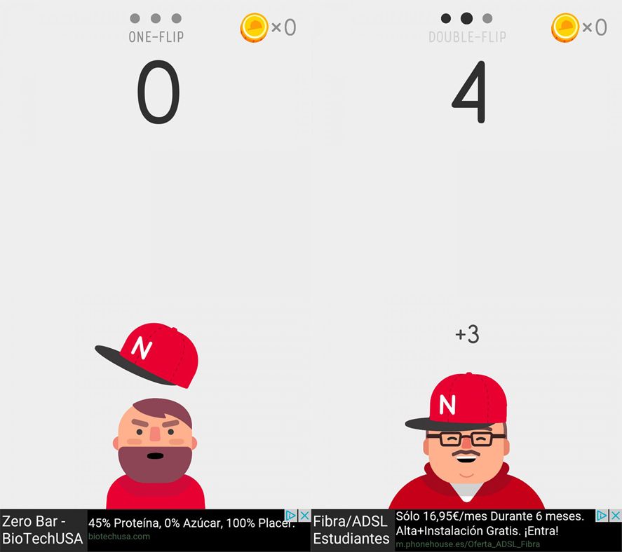 Hat Trick Shots screenshot Five Android games based on viral videos