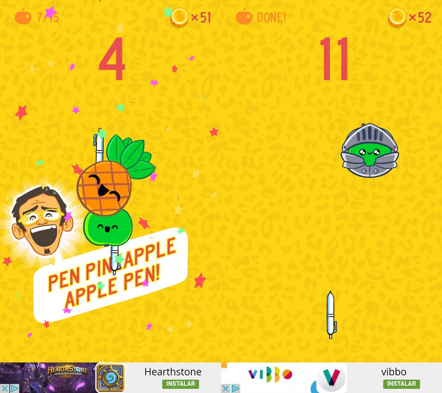 Pineapple Pen screenshot Five Android games based on viral videos