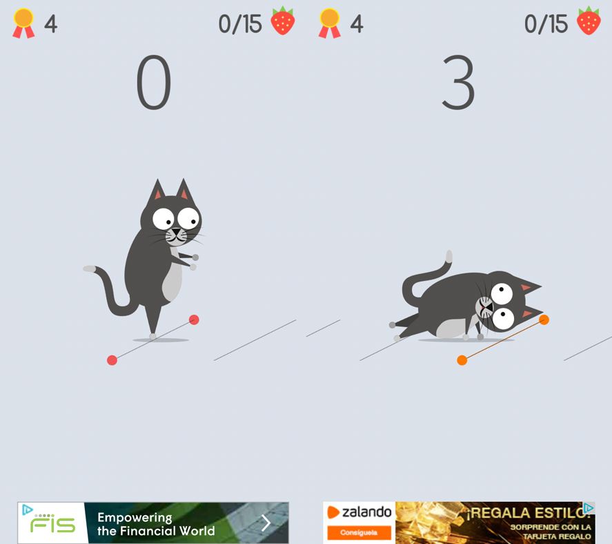 the walking pet screenshot Five Android games based on viral videos
