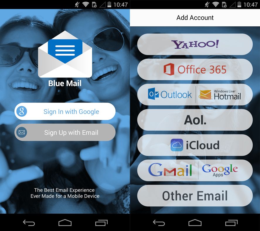 Blue Mail is a complete email manager for Android that lets you manage all ...