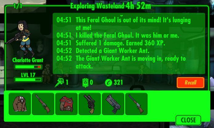 fallout shelter survival guide weapons list