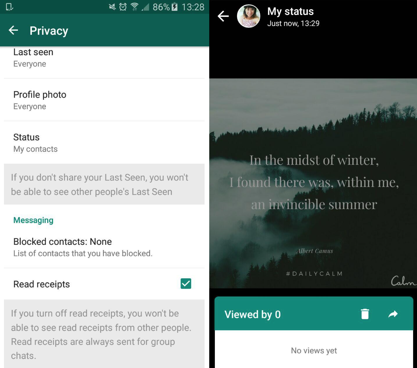 whats app status hide How to keep people from knowing you checked out their WhatsApp status