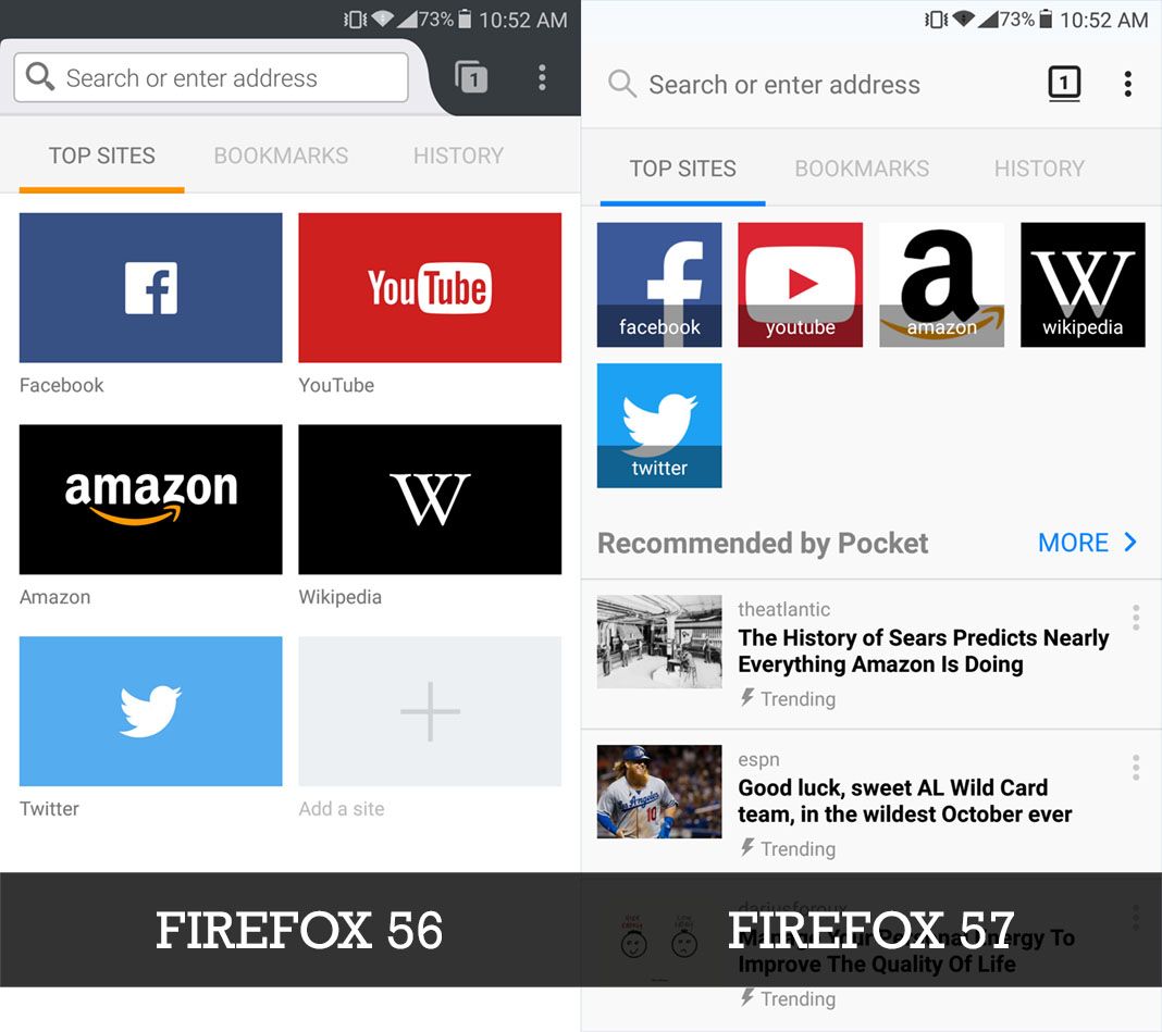 firefox 56 vs firefox 57 Download the beta for the new Firefox 57 Quantum now