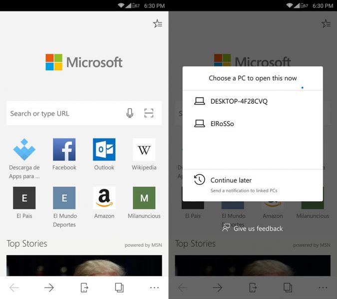 microsoft edge app for android free download
