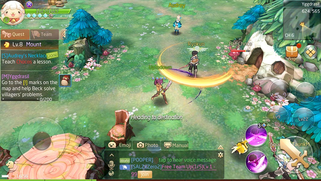 Tales of Wind screenshot best MMORPG Android