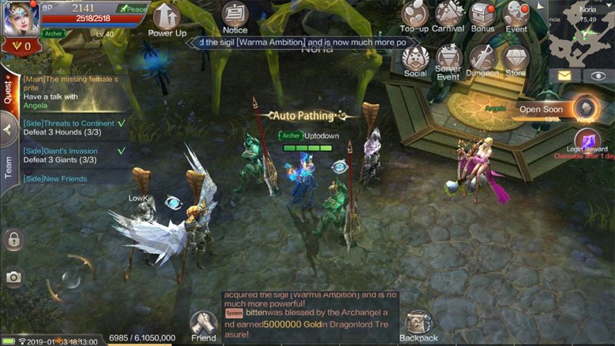 the top 10 mmorpgs available on android