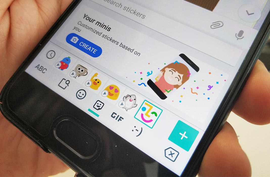 gboard minis stickers emoji featured Gboard now lets you create stickers that look just like your face