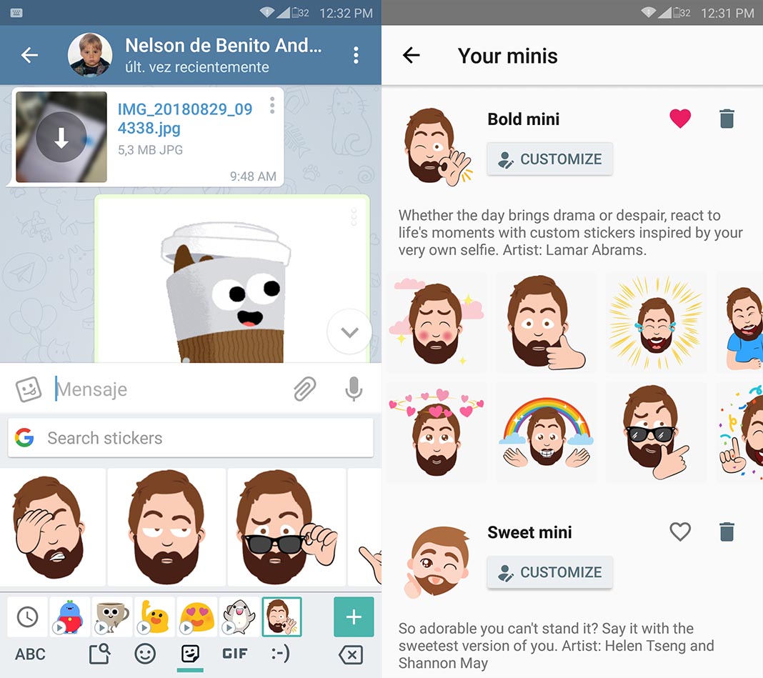 stickers mini emojis gboard 3 Gboard now lets you create stickers that look just like your face