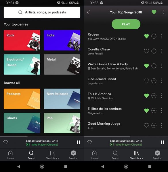 spotify app screenshots 1 The best music players for Android