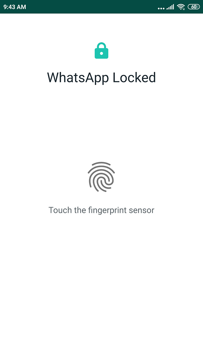 whatsapp fingerprint 4 en How to use the new fingerprint lock feature in WhatsApp