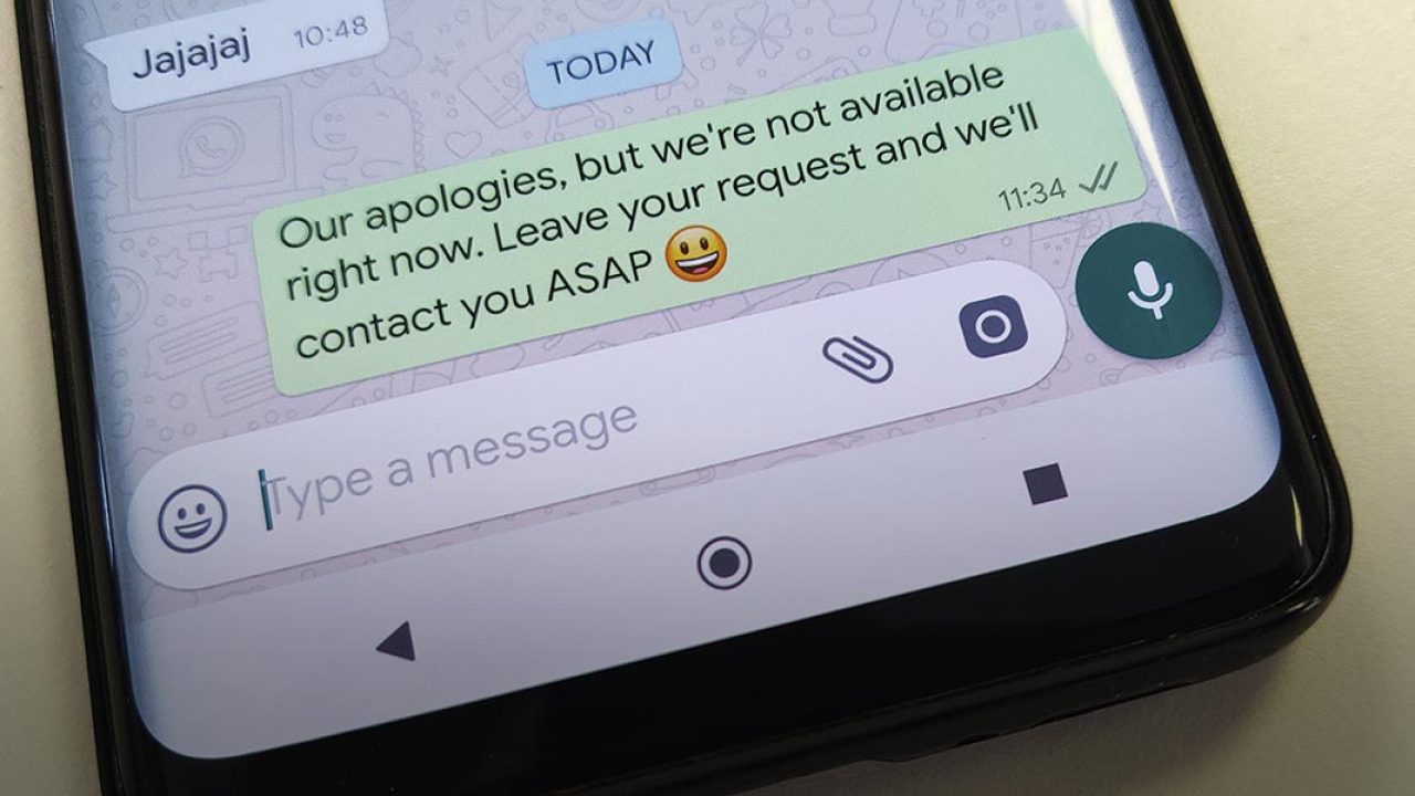 How To Set Up Automatic Replies In Whatsapp