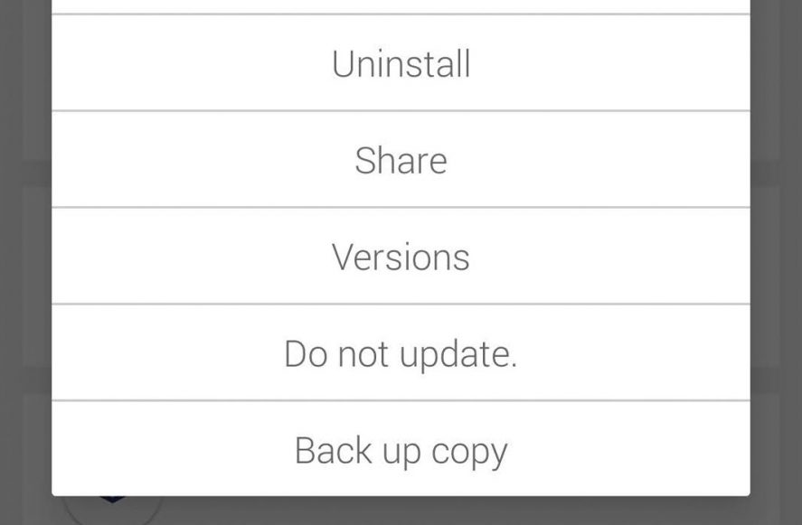 Uptodown app Lock updates