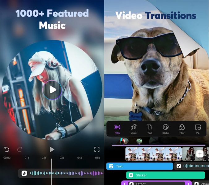 Video editing: FilmoraGo for Android